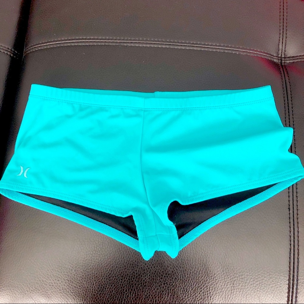 Turquoise and Magenta Swim Shorts - Size S